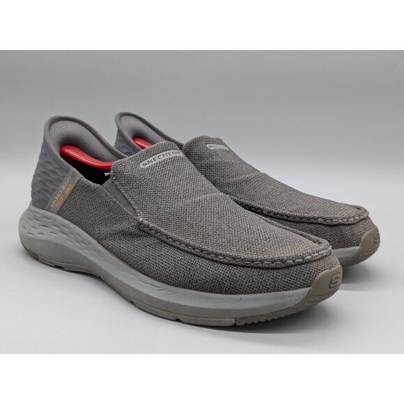 Skechers Parson Ralven RF Slip Ins Slip On Shoes Gray Memory Foam Size 12 main image 10